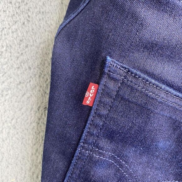 Levis 511 Jeans Mens 33x32 Blue Slim Fit Stretch Denim Pants Stain Flaw Commuter - Picture 9 of 14